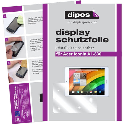2x Schutzfolie klar für Iconia A1-830 Acer Display (1)