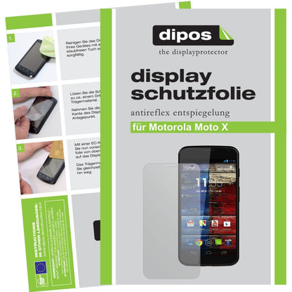 2x Schutzfolie matt für Moto X Motorola Display-Sc (1)
