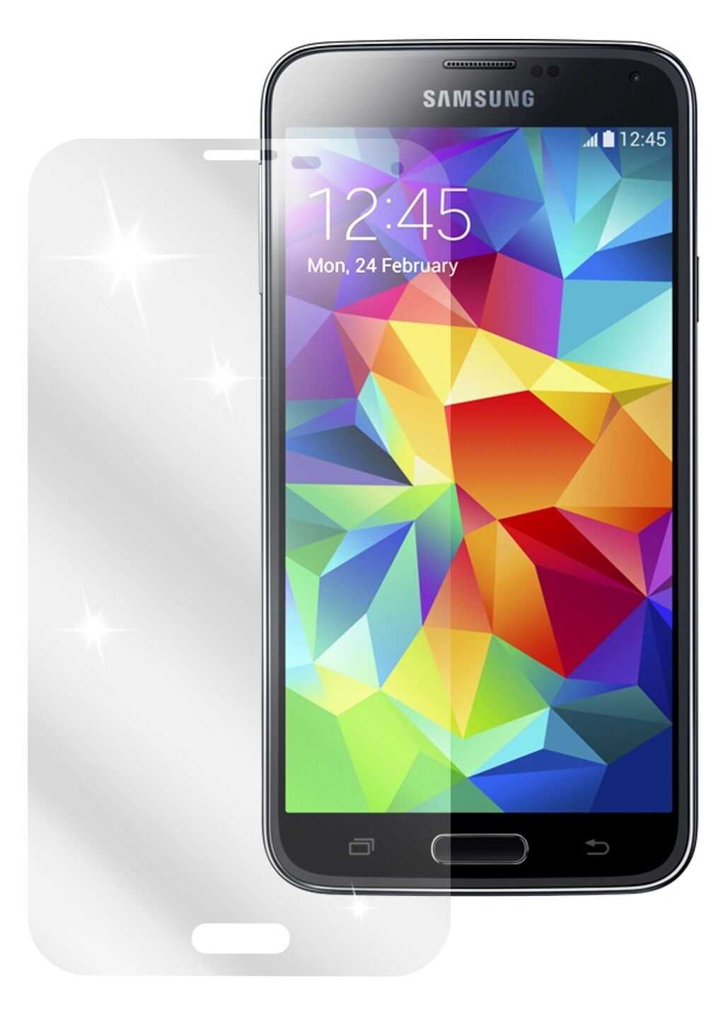 6x Schutzfolie klar für Galaxy S5 Samsung Display- (2)
