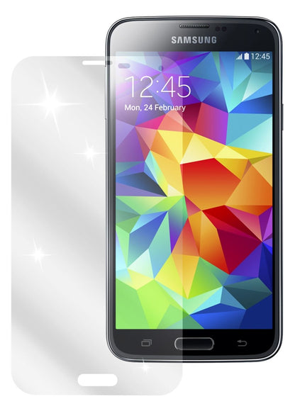 8x Schutzfolie klar für Galaxy S5 Samsung Display- (2)
