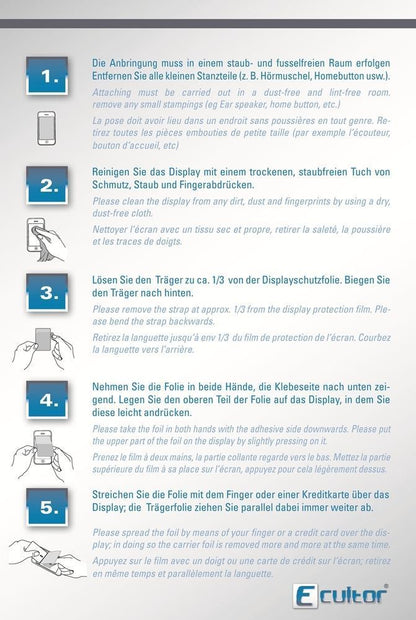 8x Schutzfolie klar für Galaxy S5 Samsung Display- (4)