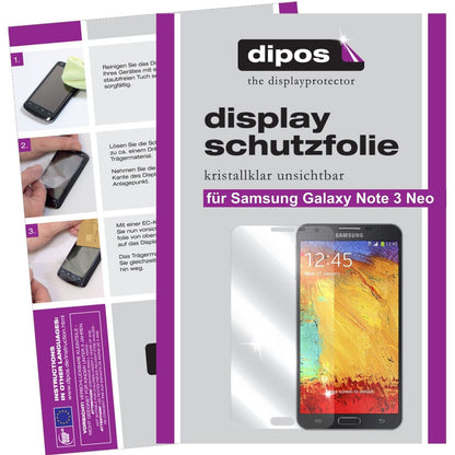 2x Schutzfolie klar für Galaxy Note 3 Neo Samsung  (1)