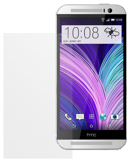 2x Schutzfolie matt für One M8 HTC Display-Schutzf (2)