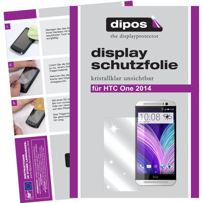2x Schutzfolie klar für One M8 HTC Display-Schutzf (1)