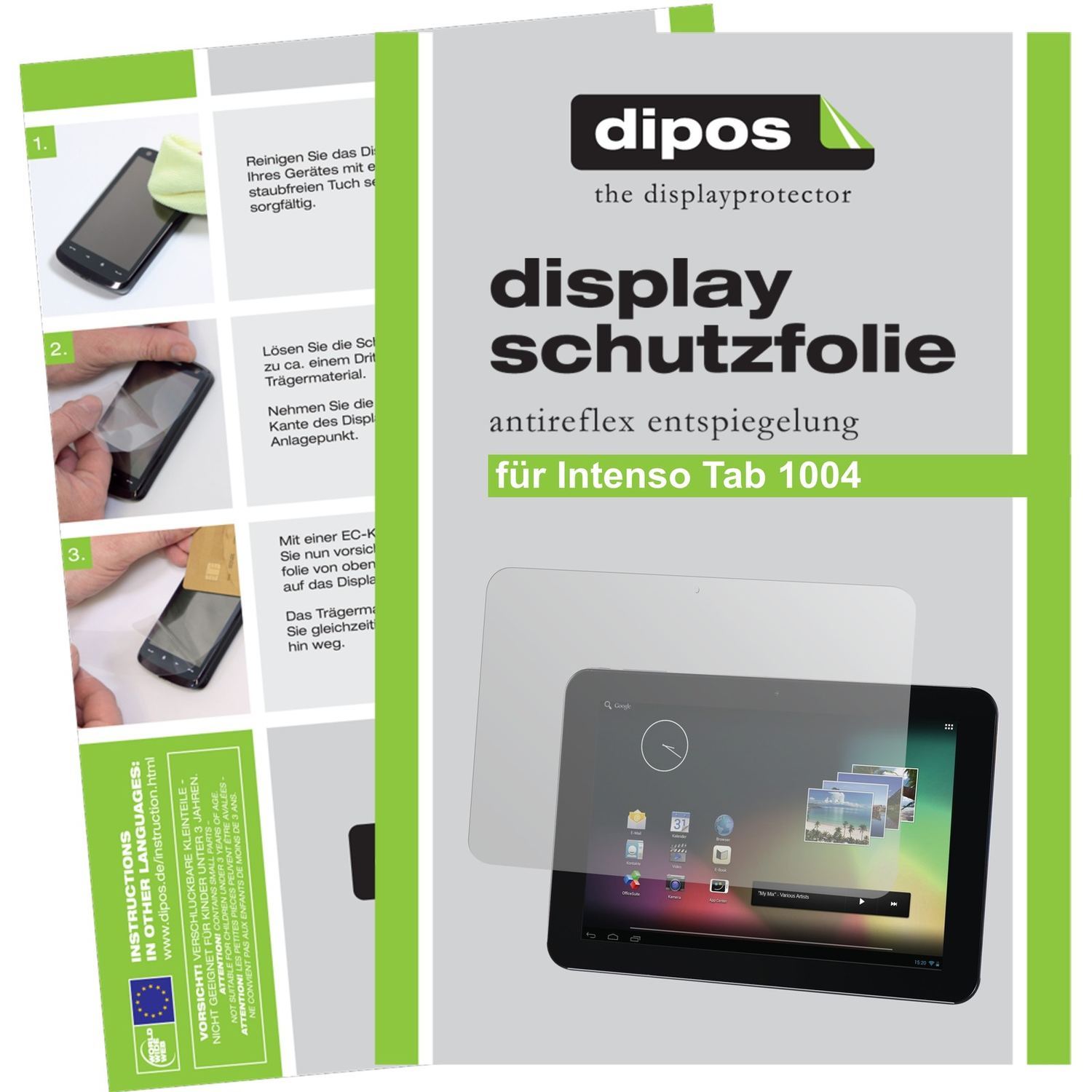 2x Schutzfolie matt für Tab 1004 Intenso Display-S (1)