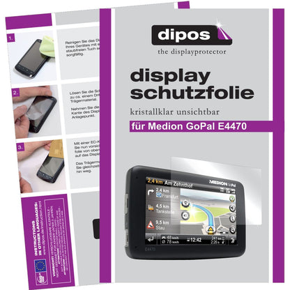 2x Schutzfolie klar für GoPal E4470 Medion Display (1)