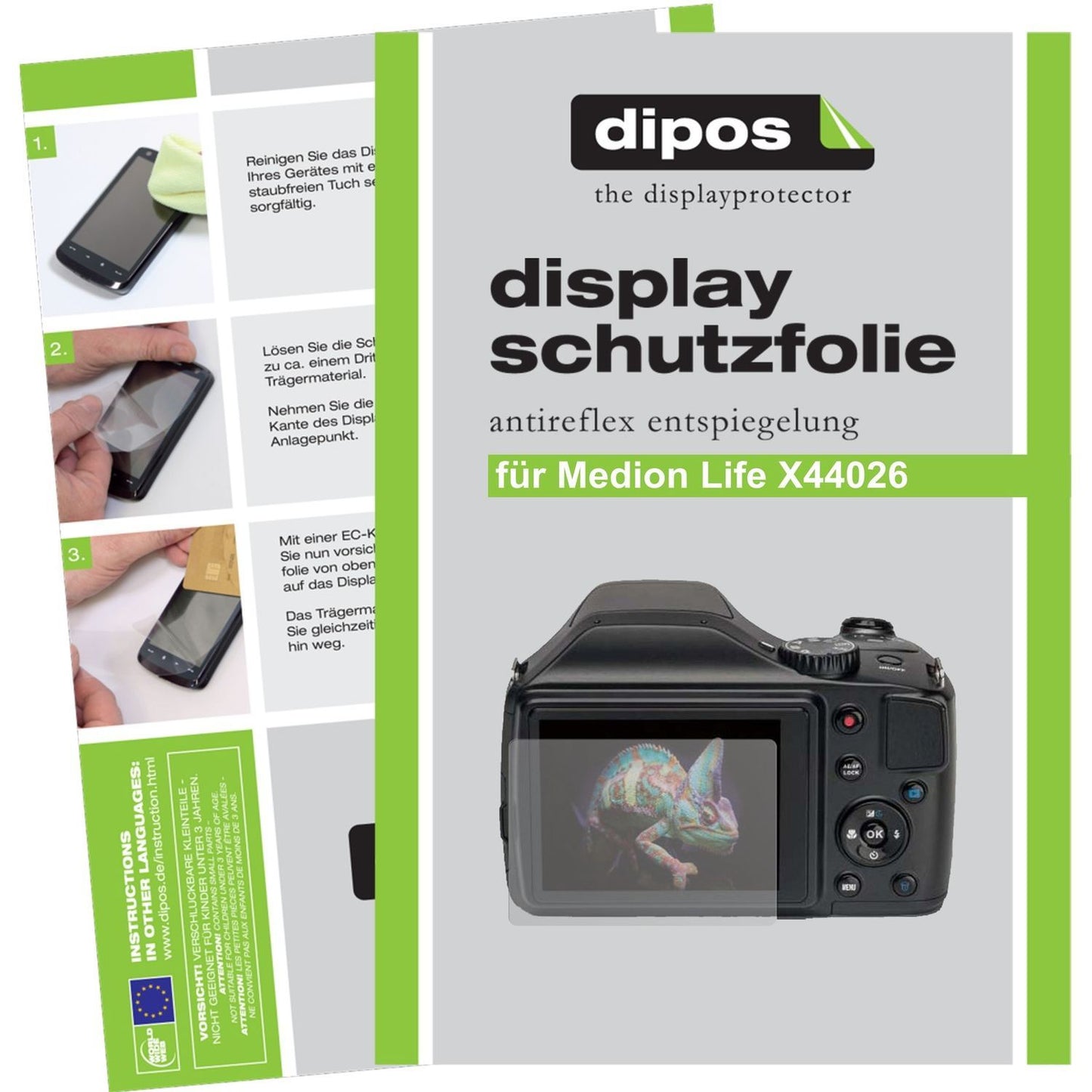 6x Schutzfolie matt für Life X44026 Medion Display (1)