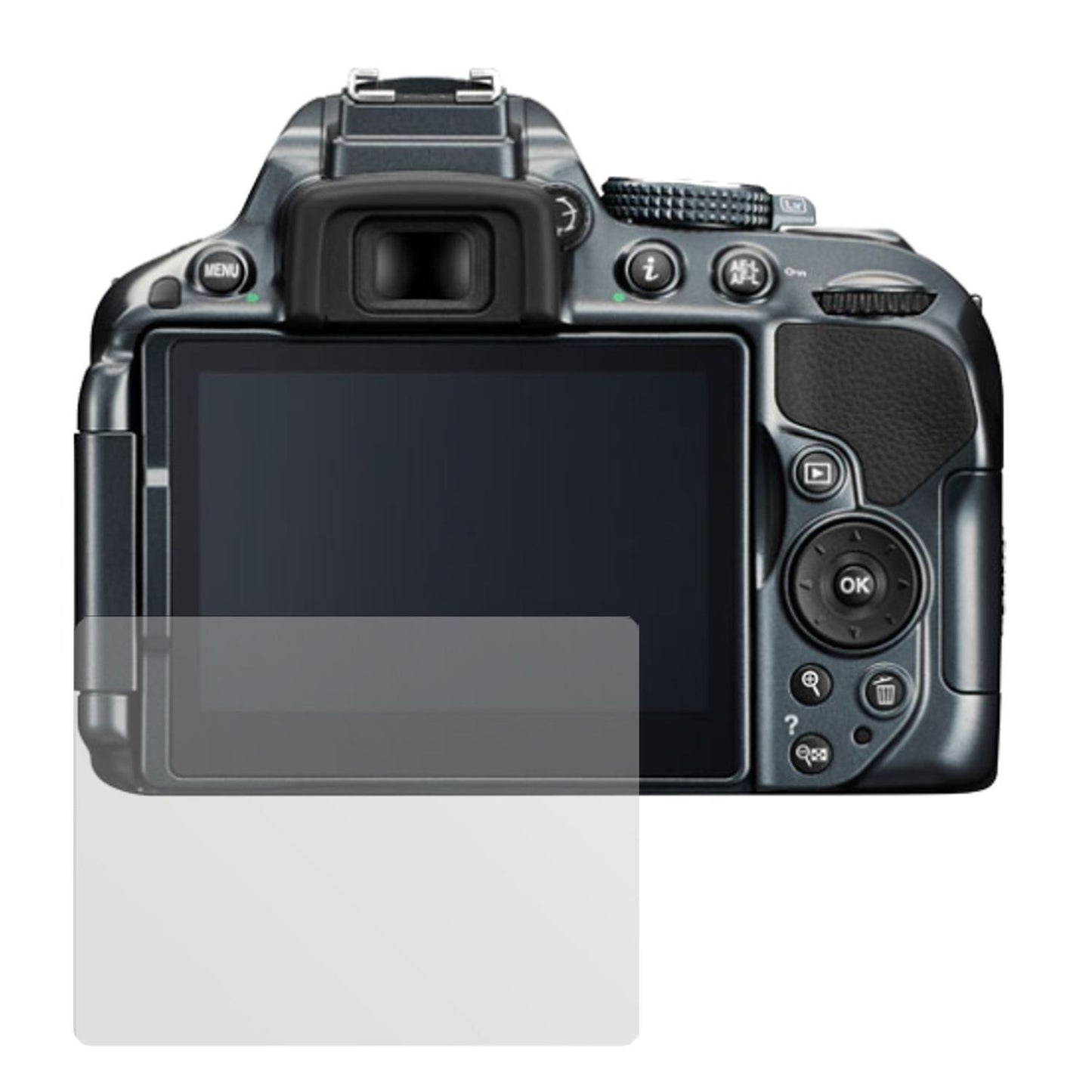 6x Schutzfolie matt für D5300 Nikon Display-Schutz (2)