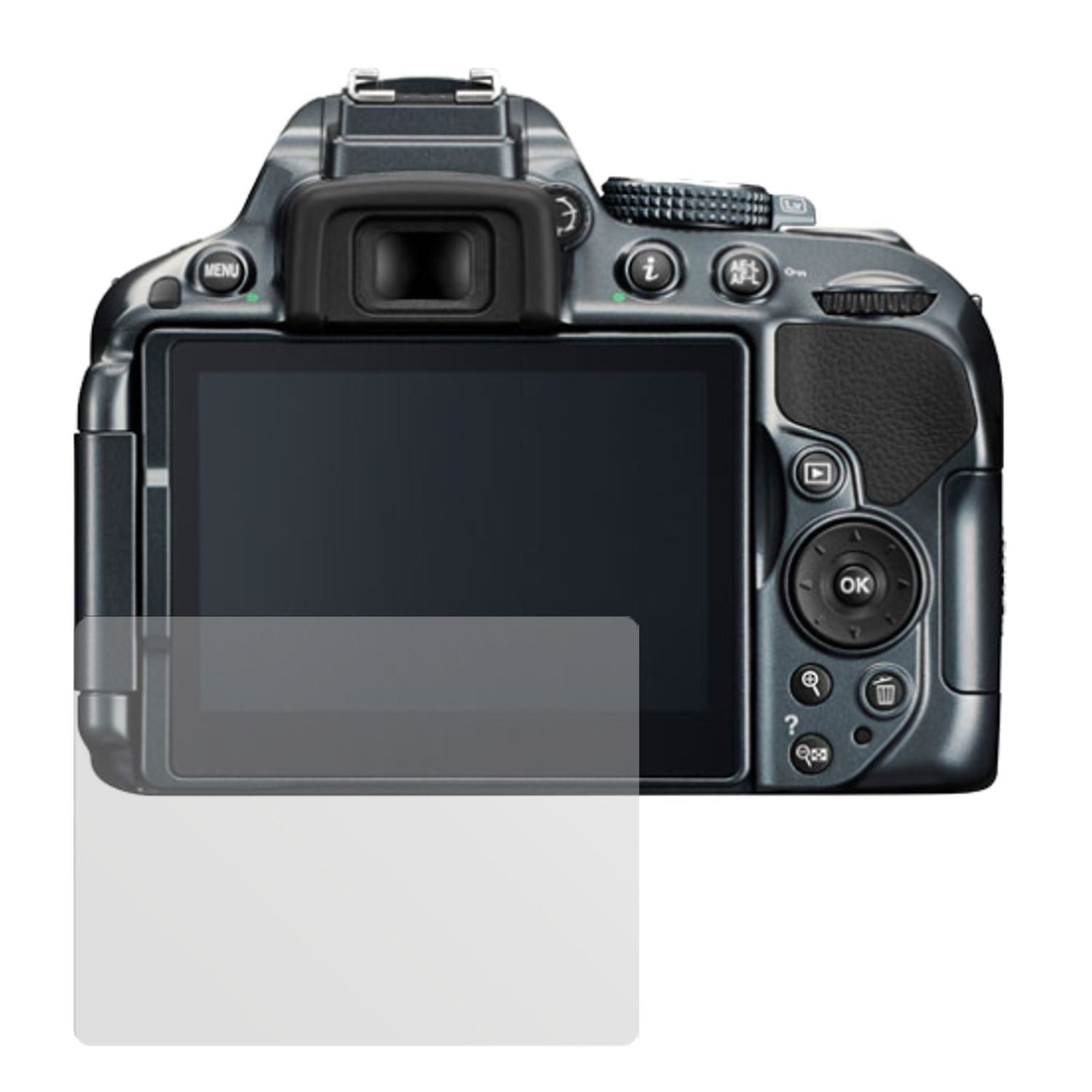 6x Schutzfolie matt für D5300 Nikon Display-Schutz (2)
