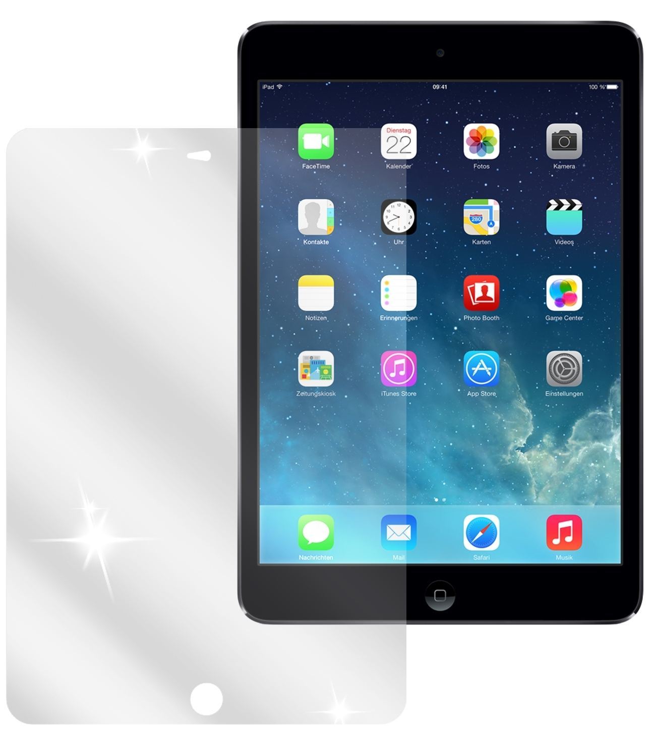 3x Schutzfolie klar für iPad Mini 2 Apple Display- (2)
