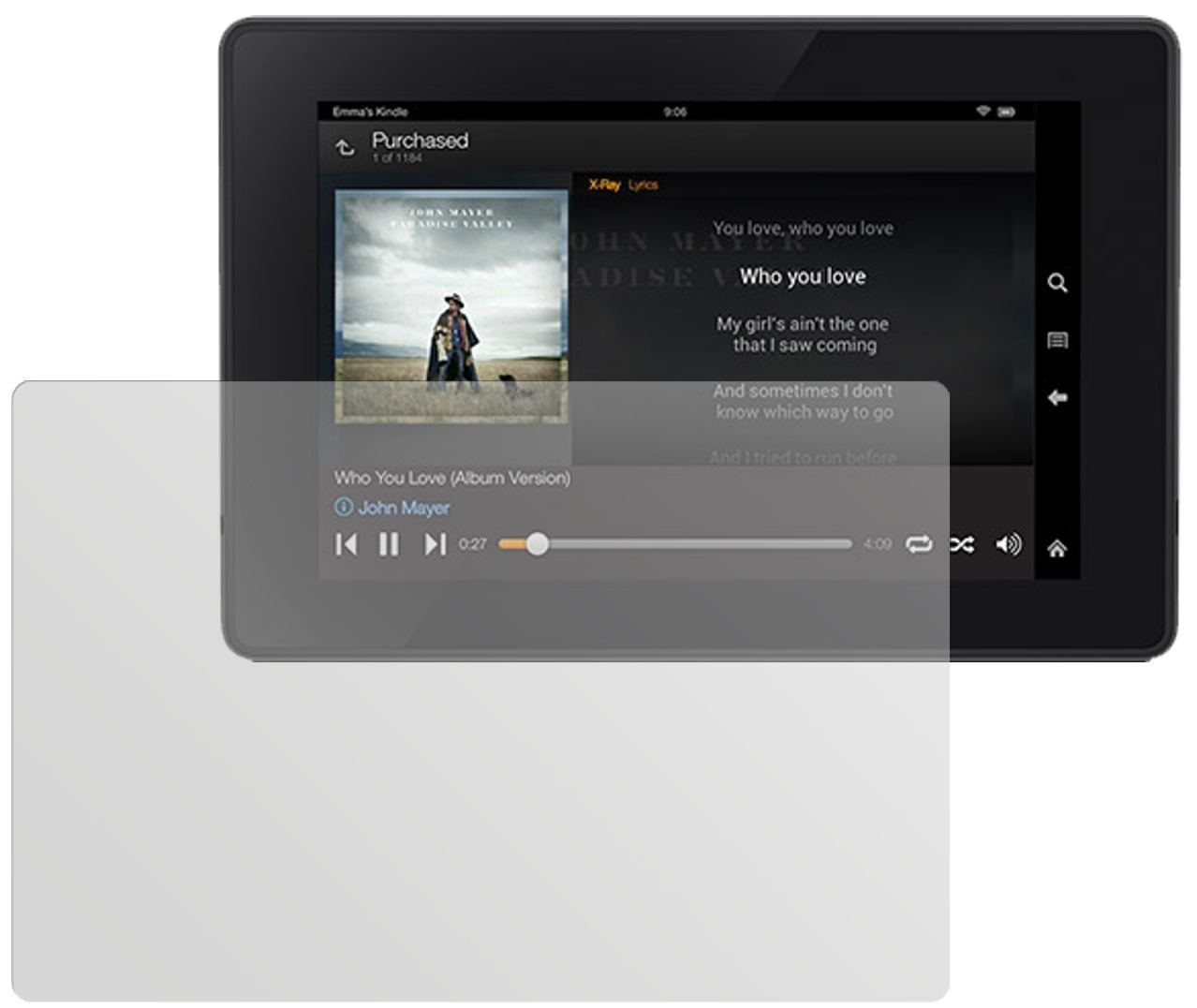 2x Schutzfolie matt für Kindle Fire HD 7 II Amazon (2)