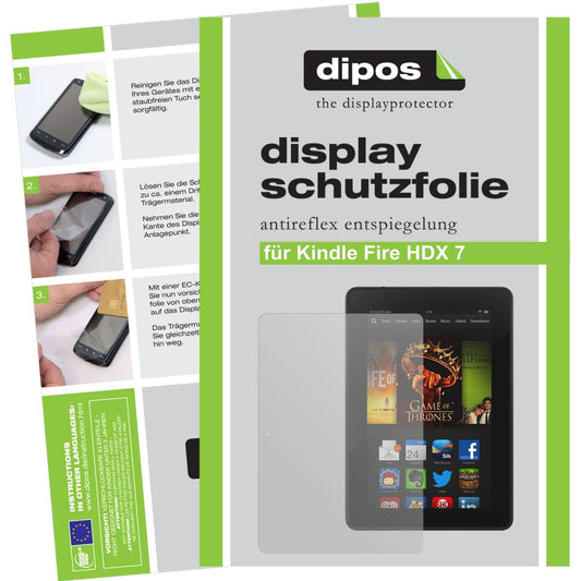 2x Schutzfolie matt für Kindle Fire HDX 7 Amazon D (1)
