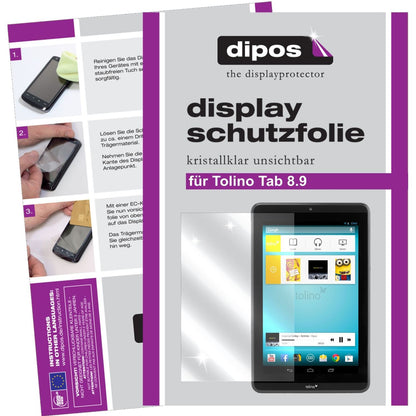 2x Schutzfolie klar für Tab 8,9 Tolino Display-Sch (1)