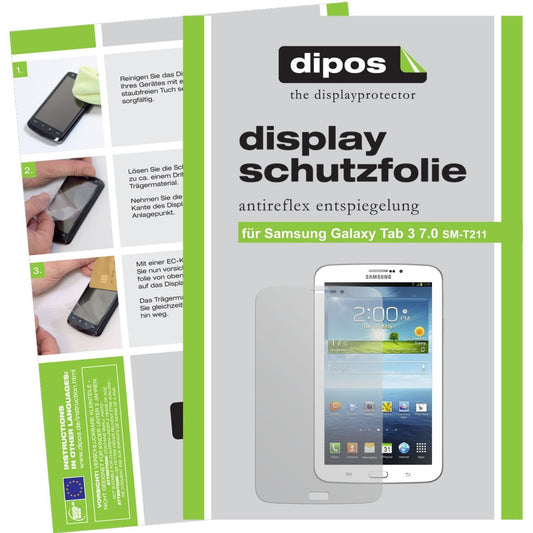 2x Schutzfolie matt für Galaxy Tab 3 7.0 SM-T211 S (1)