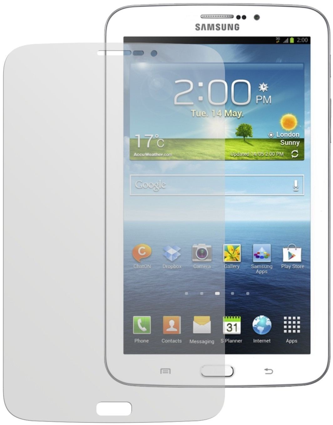 2x Schutzfolie matt für Galaxy Tab 3 7.0 SM-T211 S (2)