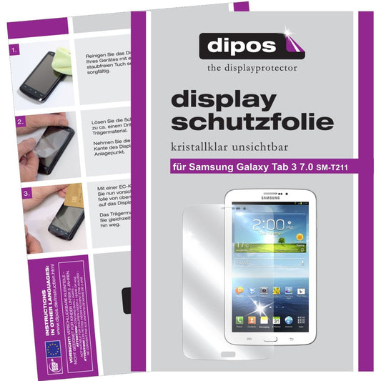 2x Schutzfolie klar für Galaxy Tab 3 7.0 SM-T211 S (1)