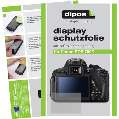 6x Schutzfolie matt für EOS 700D Canon Display-Sch (1)