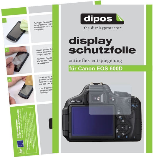 6x Schutzfolie matt für EOS 600D Canon Display-Sch (1)