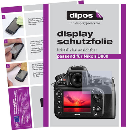 6x Schutzfolie klar für D800 Nikon Display-Schutzf (1)