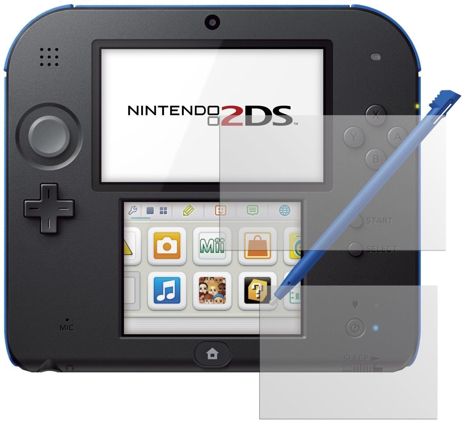 4x Schutzfolie matt für 2DS Nintendo Display-Schut (2)