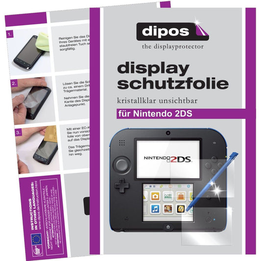 4x Schutzfolie klar für 2DS Nintendo Display-Schut (1)