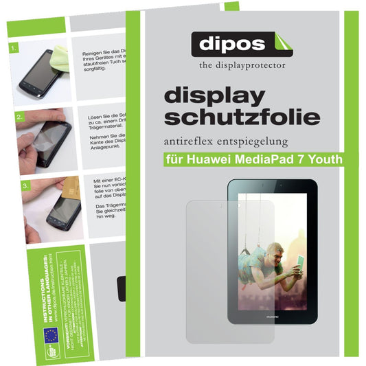 2x Schutzfolie matt für Mediapad 7 Youth Huawei Di (1)