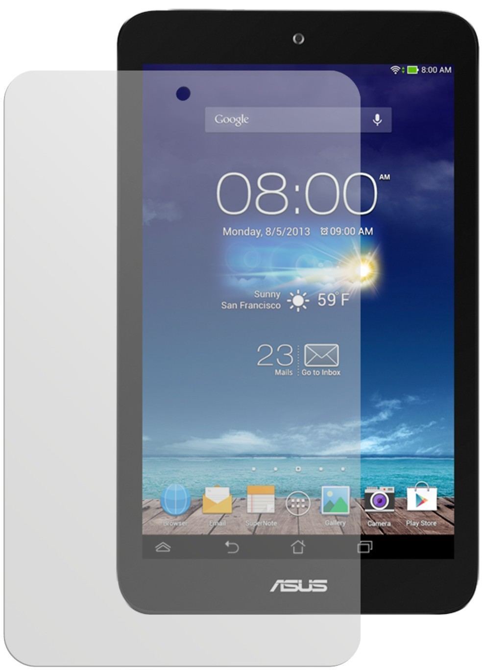 2x Schutzfolie matt für MeMo Pad 8 Asus Display-Sc (2)
