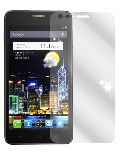 6x Schutzfolie klar für One Touch Idol X Alcatel D (2)
