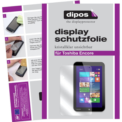 2x Schutzfolie klar für Encore Toshiba Display-Sch (1)