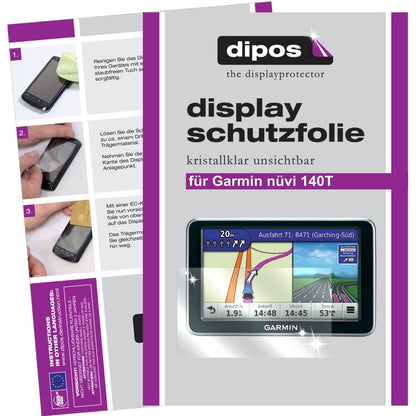 2x Schutzfolie klar für nüvi 140T Garmin Display-S (1)