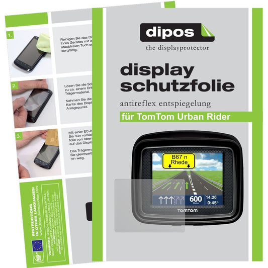 2x Schutzfolie matt für Urban Rider TomTom Display (1)
