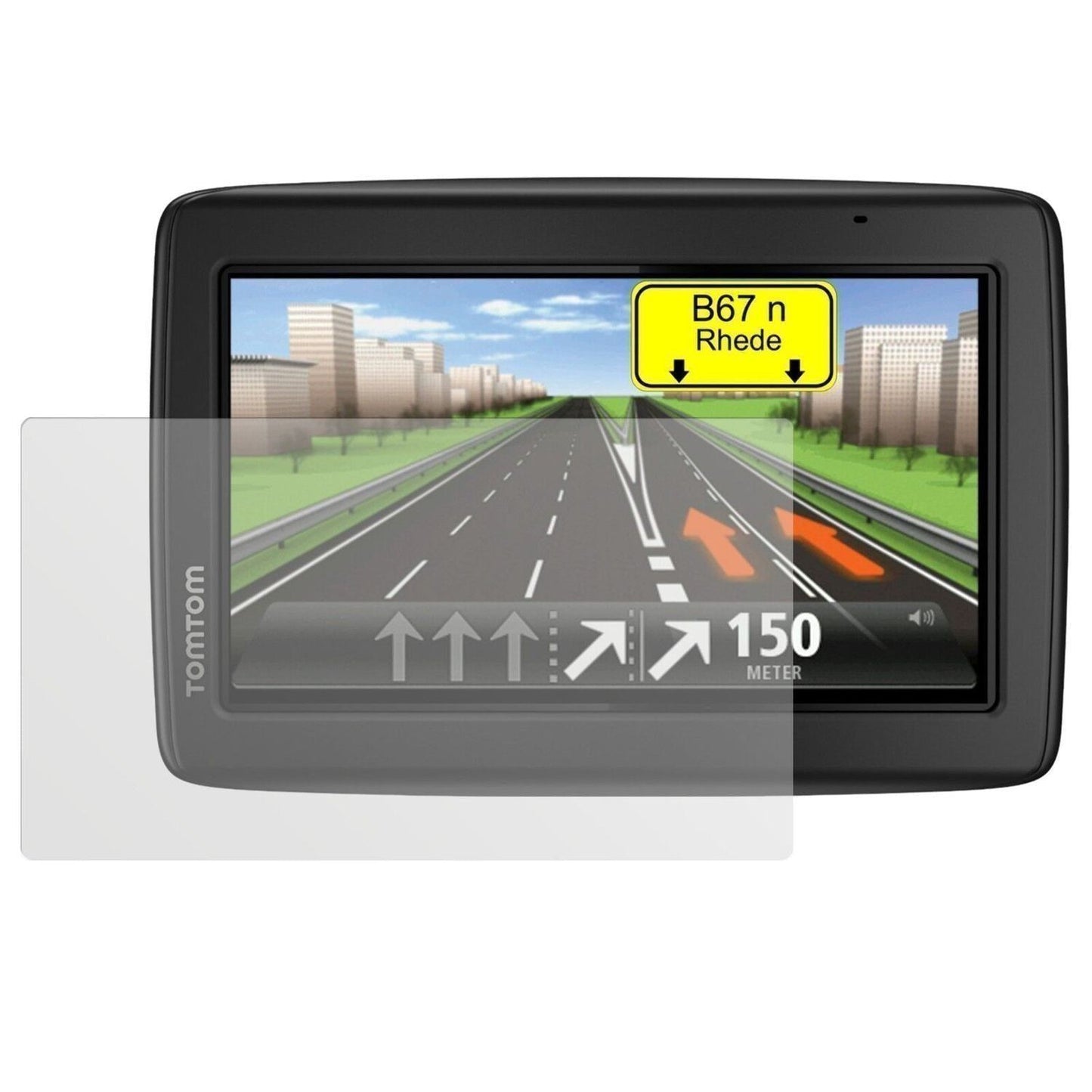 2x Schutzfolie matt für Via 130 M TomTom Display-S (2)