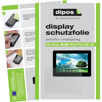 2x Schutzfolie matt für MeMo Pad Full HD 10 Asus D (1)