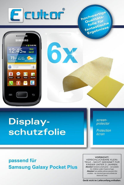 6x Schutzfolie klar für Galaxy Pocket Plus Samsung (1)