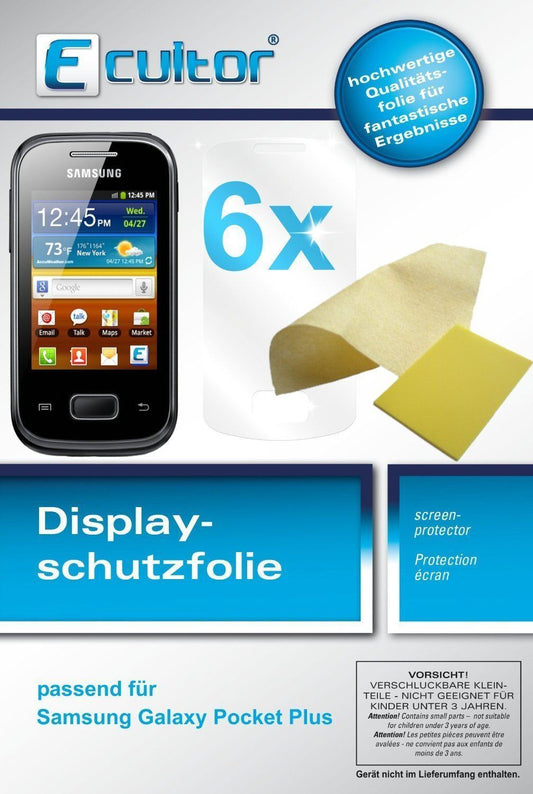 6x Schutzfolie klar für Galaxy Pocket Plus Samsung (1)