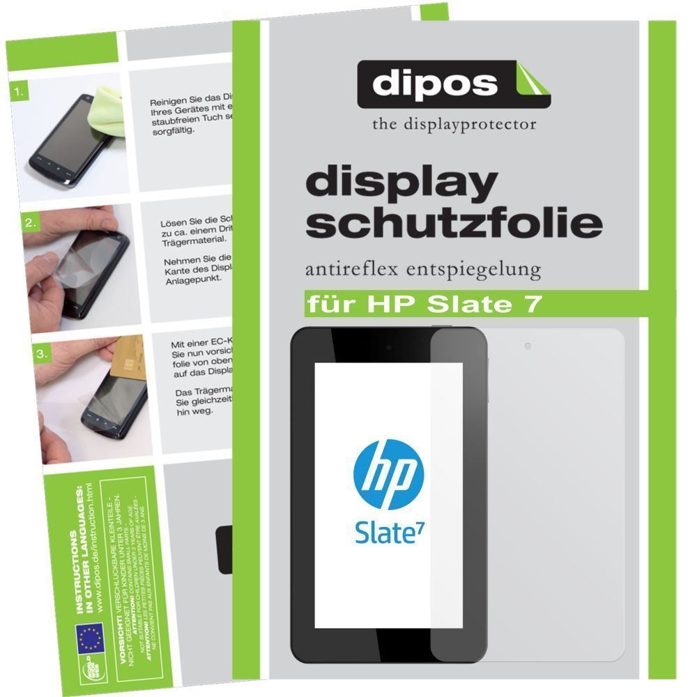 2x Schutzfolie matt für Slate 7 HP Display-Schutzf (1)