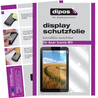 2x Schutzfolie klar für Iconia W3 Acer Display-Sch (1)