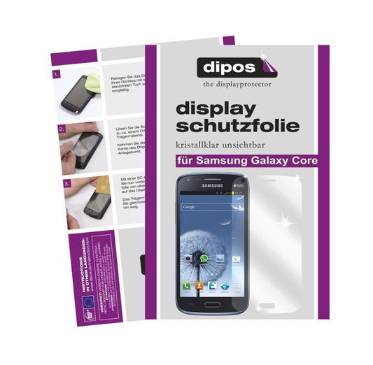 2x Schutzfolie klar für Galaxy Core Samsung Displa (1)
