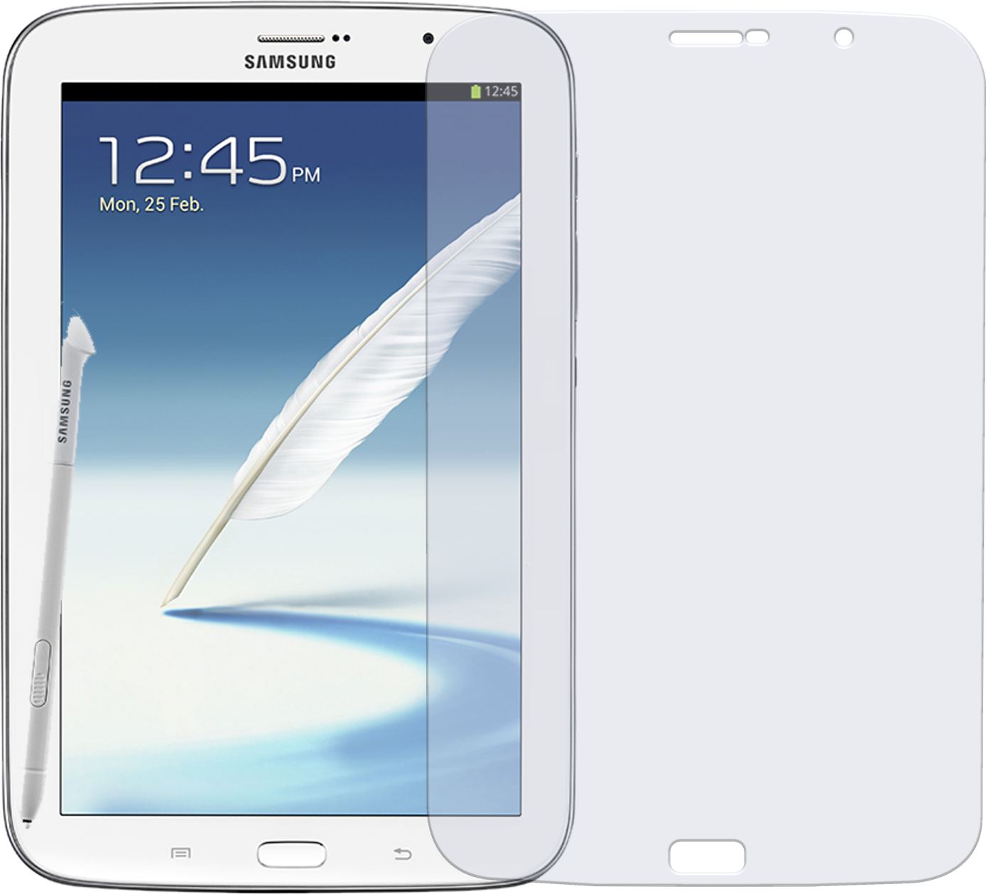 2x Schutzfolie klar für Galaxy Note 8.0 N5100 Sams (2)