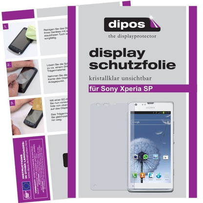 2x Schutzfolie klar für Xperia SP Sony Display-Sch (1)