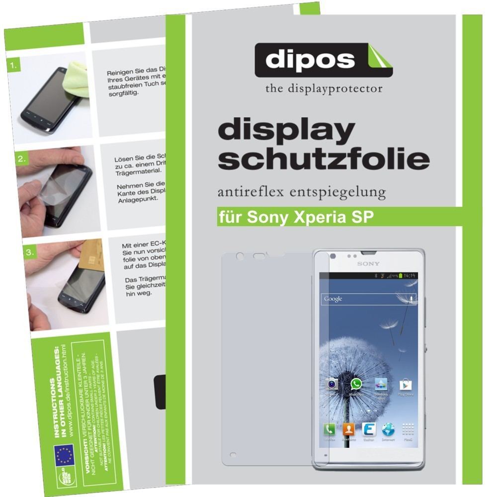 2x Schutzfolie matt für Xperia SP Sony Display-Sch (1)