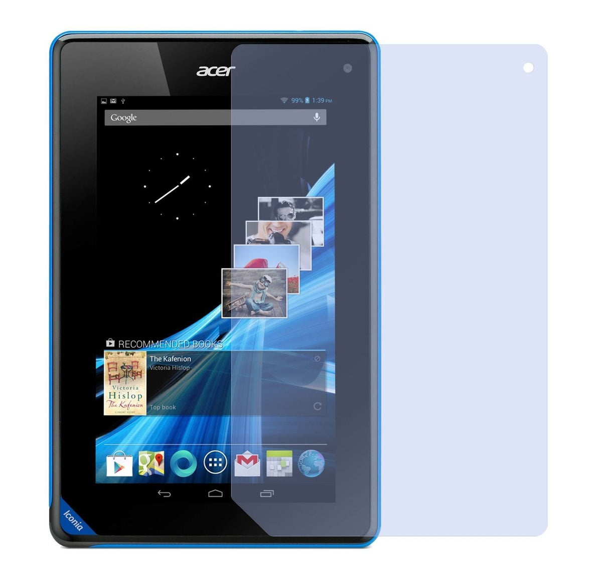 2x Schutzfolie matt für Iconia Tab B1 Acer Display (2)