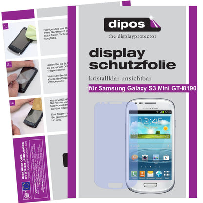 2x Schutzfolie klar für Galaxy S3 mini Samsung Dis (1)