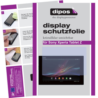 2x Schutzfolie klar für Xperia Tablet Z Sony Displ (1)
