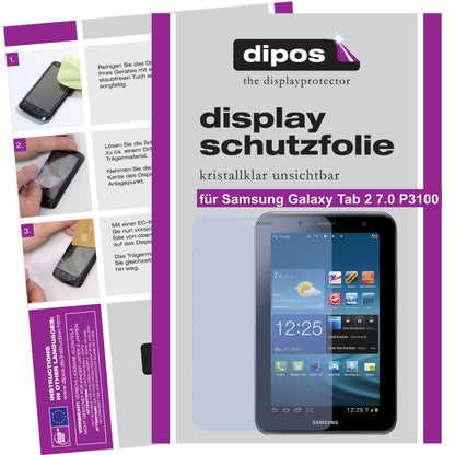 2x Schutzfolie klar für Galaxy Tab 2 7.0 P3100 Sam (1)