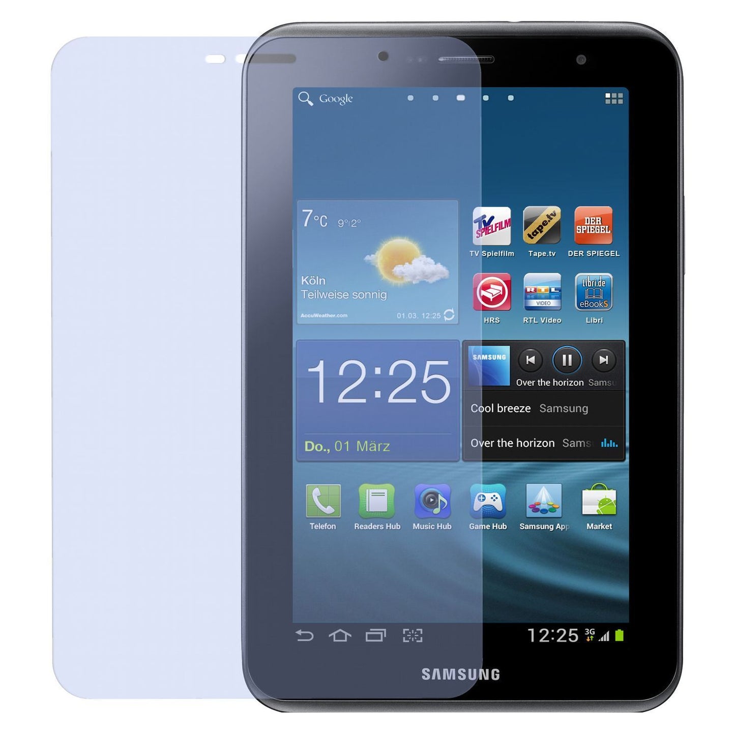 2x Schutzfolie klar für Galaxy Tab 2 7.0 P3100 Sam (2)
