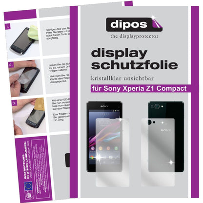 4x Schutzfolie klar für Xperia Z Sony Display-Schu (1)