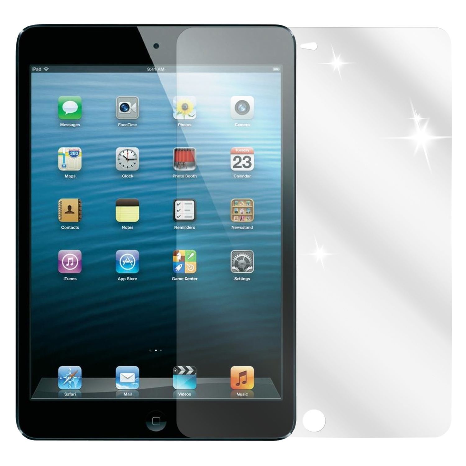 5x Schutzfolie klar für iPad mini Apple Display-Sc (2)