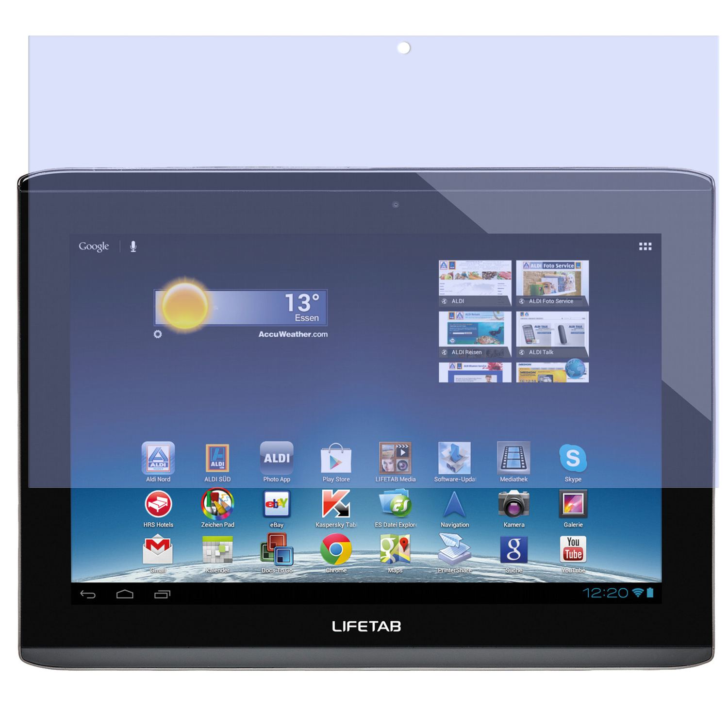 2x Schutzfolie klar für Lifetab S9714 Medion Displ (2)