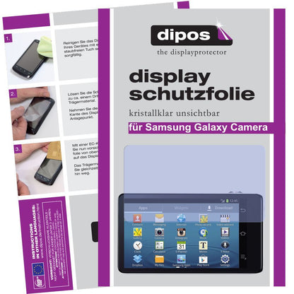 2x Schutzfolie klar für Galaxy Camera Samsung Disp (1)